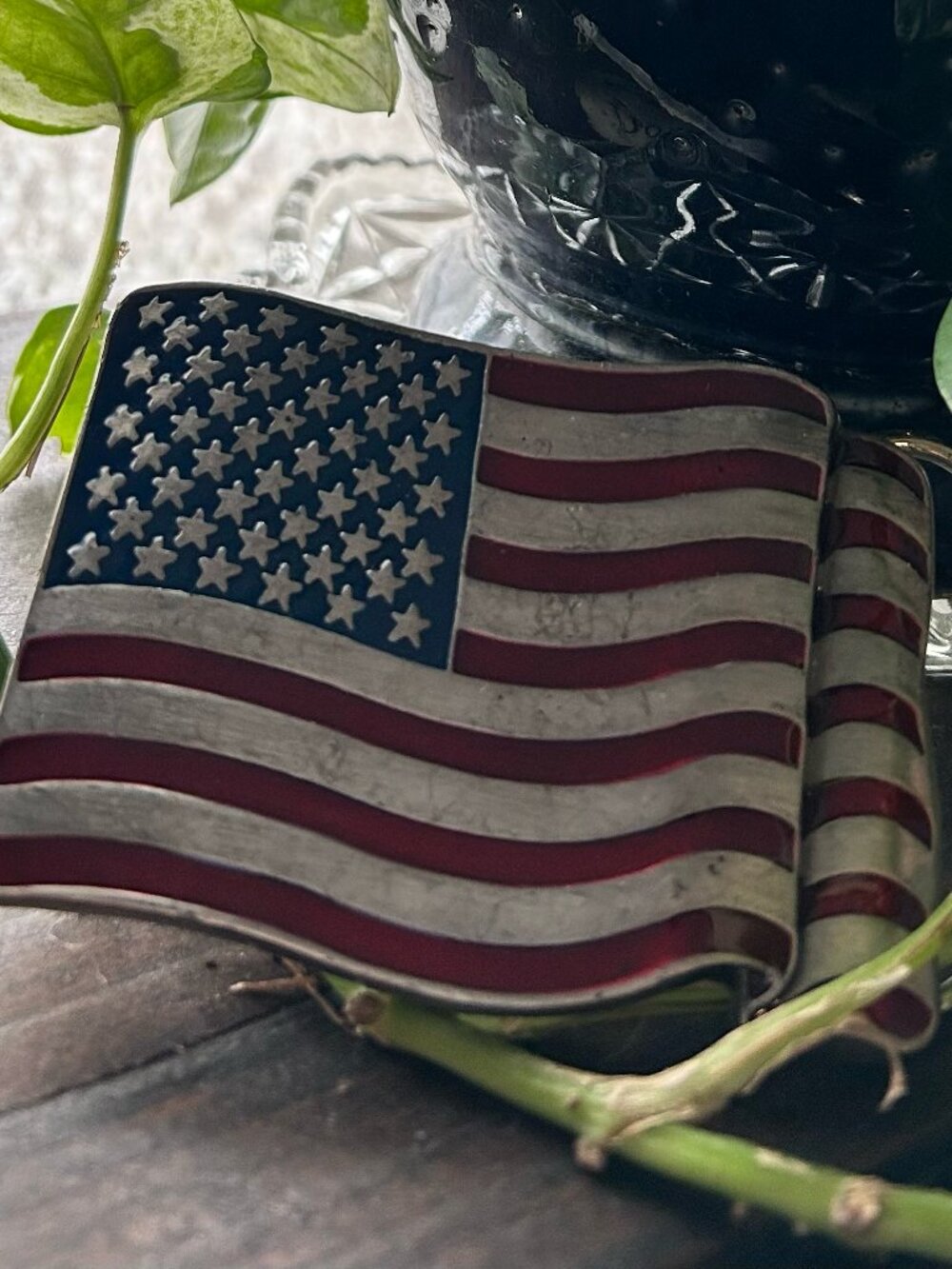 Buckles of America Masterpiece CollectionAmerican Flag Belt Buckle